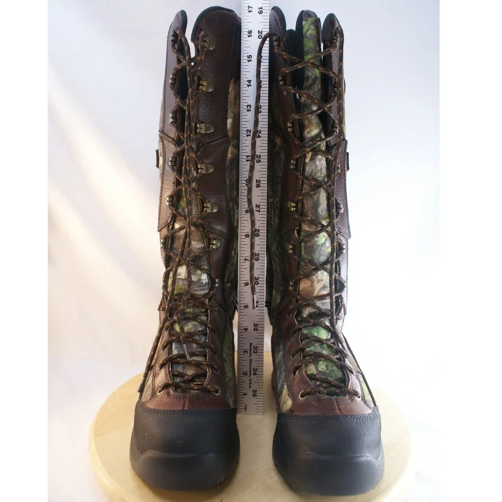 LaCrosse Venom 18 Mens Snake Boots Mossy Oak Camo Waterproof Hunting 425616 6.5